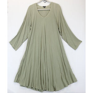 Dairi Morocco Maxi Dress Layered Woven Heavy Weight Women XL Lagonlook Modest